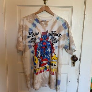 Online ceramics “how much of us is star stuff” tie-dye T-shirt
